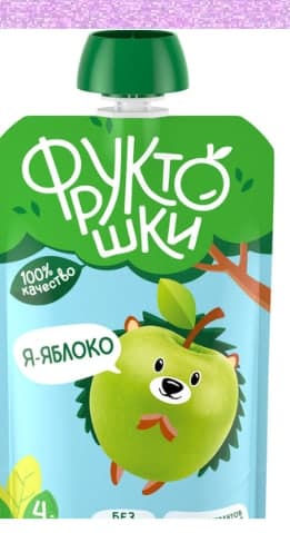 Пюре фруктовое Фруктошки яблоко