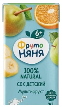 ФрутоНяня Сок мультифрукт