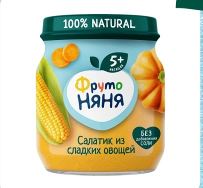 пюре «Салатик из сладких овощей»