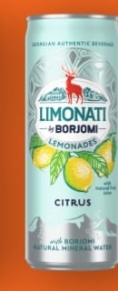Лимонад «Limonati by BORJOMI» Цитрус, 0,33 л, ж/б